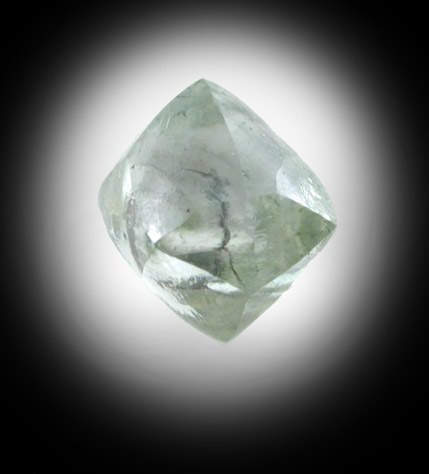 Diamond (1.44 carat octahedral crystal) from Orapa Mine, south of the Makgadikgadi Pans, Botswana