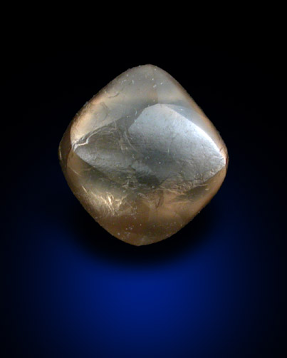 Diamond (1.46 carat brown hexoctahedral crystal) from Free State (formerly Orange Free State), South Africa