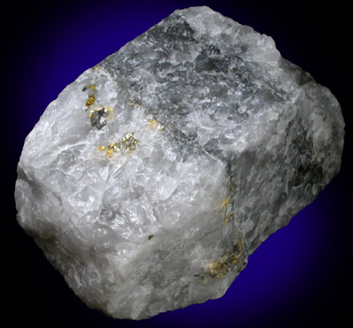 Gold and Pyrite in Quartz from Timmins District, Ontario, Canada