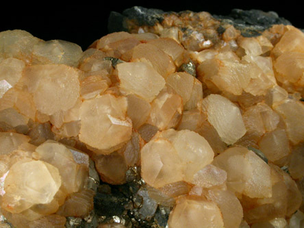 Calcite with Marcasite from Vulcan Mine, Vulcan, Dickinson County, Michigan