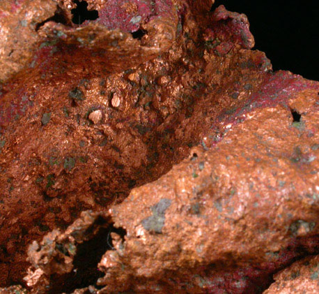 Copper var. Leaf Copper from Keweenaw Peninsula Copper District, Michigan