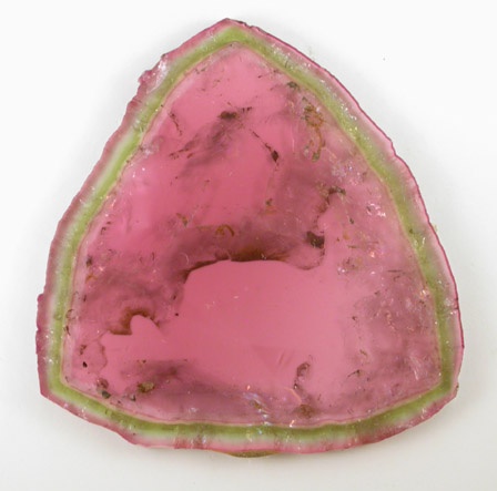 Elbaite Tourmaline var. Watermelon Tourmaline from Dunton Quarry, Plumbago Mountain, Hall's Ridge, Newry, Oxford County, Maine