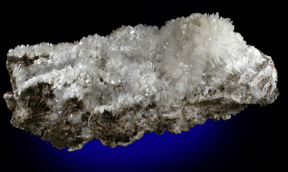 Hemimorphite and Calcite from Mina Ojuela, Mapimi, Durango, Mexico