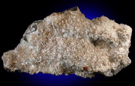 Hemimorphite and Calcite from Mina Ojuela, Mapimi, Durango, Mexico
