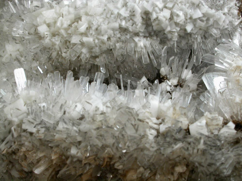 Hemimorphite and Calcite from Mina Ojuela, Mapimi, Durango, Mexico