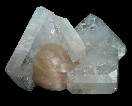 Apophyllite with Stilbite/Stellerite from Nashik District, Maharashtra, India