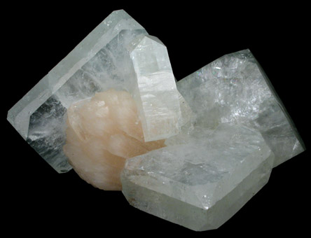 Apophyllite with Stilbite/Stellerite from Nashik District, Maharashtra, India