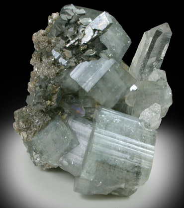 Fluorapatite Arsenopyrite, Quartz from Panasqueira Mine, Barroca Grande, 21 km. west of Fundao, Castelo Branco, Portugal
