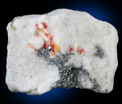 Rathite and Realgar from Lengenbach Quarry, Binntal, Wallis, Switzerland (Type Locality for Rathite)