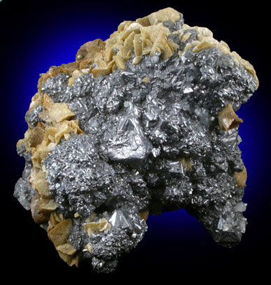 Galena with Siderite from Clausthal, Harz, Germany