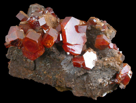 Vanadinite from Taouz, Errachidia, Meknes-Tafilalet, Morocco