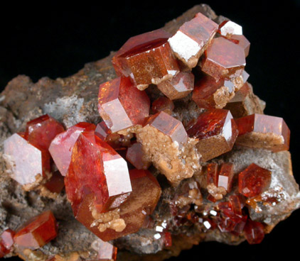 Vanadinite from Taouz, Errachidia, Meknes-Tafilalet, Morocco