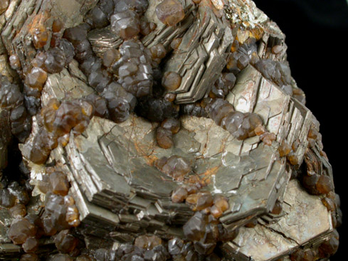 Pyrrhotite and Siderite from Baia Sprie (Felsöbánya), Maramures, Romania