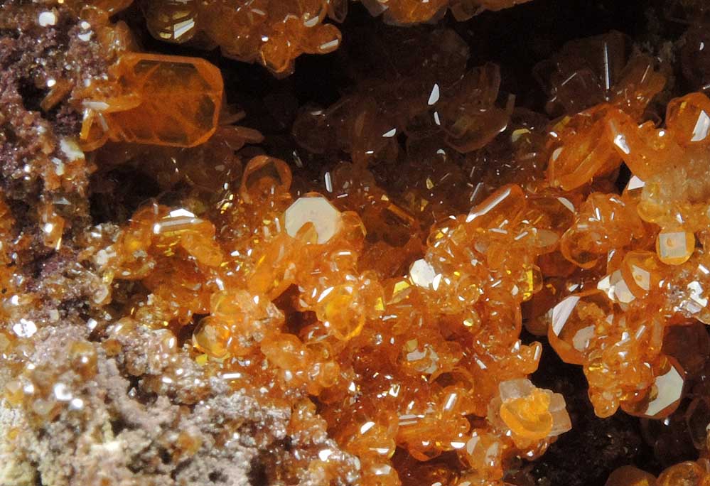 Wulfenite, Mimetite, Willemite from Ahumada Mine, Sierra de Los Lamentos, Chihuahua, Mexico