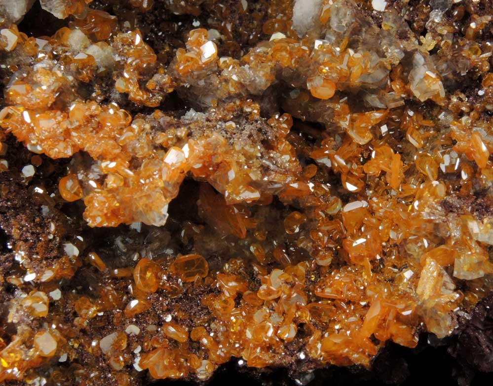 Wulfenite, Mimetite, Willemite from Ahumada Mine, Sierra de Los Lamentos, Chihuahua, Mexico