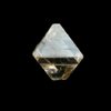 Diamond (0.42 carat octahedral crystal) from Northern Cape Province, South Africa