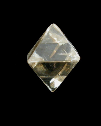 Diamond (0.45 carat octahedral crystal) from Northern Cape Province, South Africa