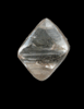 Diamond (1.26 carat octahedral crystal) from Oranjemund District, southern coastal Namib Desert, Namibia