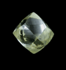 Diamond (1.20 carat yellow dodecahedral crystal) from Premier Mine, Guateng Province (formerly Transvaal), South Africa