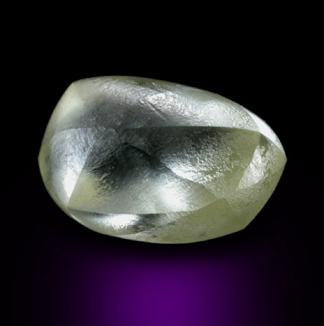 Diamond (1.27 carat hexoctahedral crystal) from Orapa Mine, south of the Makgadikgadi Pans, Botswana