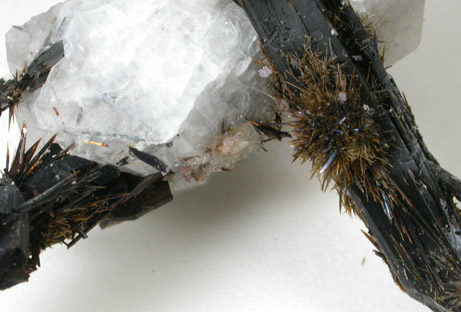 Kupletskite, Analcime, Aegirine from Mont Saint-Hilaire, Qubec, Canada