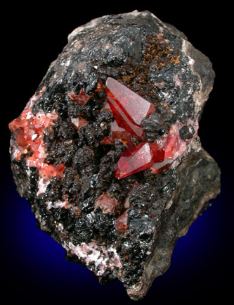 Rhodochrosite from Uchucchaqua Mine, Oyon Province, Lima Department, Peru