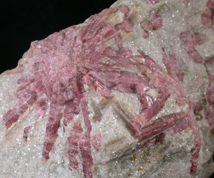 Lepidolite with Rubellite Tourmaline from Stewart Mine, Pala District, San Diego County, California