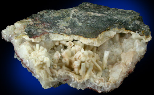 Montmorillonite pseudomorph after Natrolite from Dean Quarry, St. Keverne, Cornwall, England