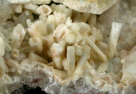 Montmorillonite pseudomorph after Natrolite from Dean Quarry, St. Keverne, Cornwall, England