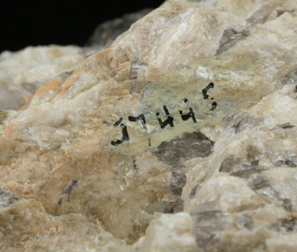 Magnetite from Interstate 93 bypass construction, Manchester, Hillsborough County, New Hampshire