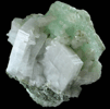Hydroxyapophyllite-(K) (formerly apophyllite-(KOH)) Stilbite, Prehnite from Chantilly Quarry, Loudon County, Virginia