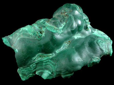 Malachite from Lubumbashi, Katanga Copperbelt, Haut-Katanga Province, Democratic Republic of the Congo