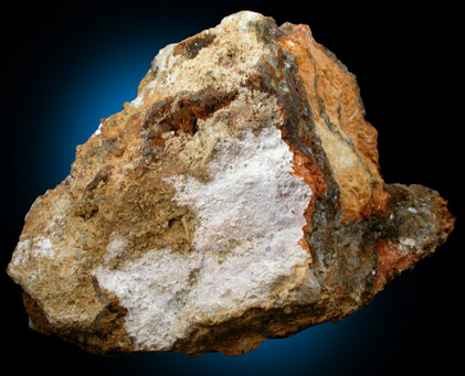 Hydrozincite from Chester County Mine, Phoenixville, Chester County, Pennsylvania