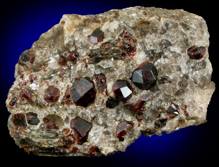Almandine-Spessartine Garnet from Deshong's Quarry, Leiperville, Delaware County, Pennsylvania