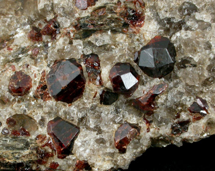 Almandine-Spessartine Garnet from Deshong's Quarry, Leiperville, Delaware County, Pennsylvania