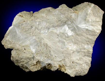 Wavellite on clay from Moore's Mill, Cumberland County, Pennsylvania