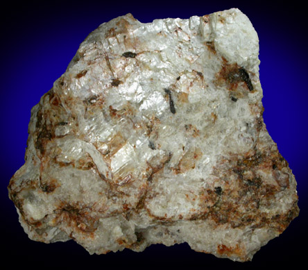 Titantaramellite in Sanbornite with Gillespite from Esquire Mine No. 1, Rush Creek, Fresno County, California (Type Locality for Titantaramellite)