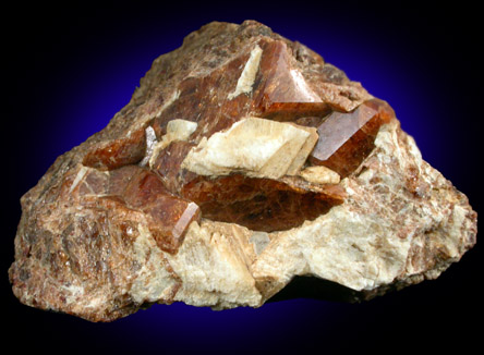 Grossular Garnet and Calcite from Crestmore Quarry, Riverside County, California