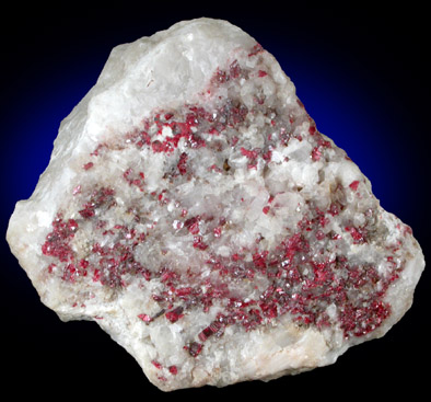 Cinnabar on Quartz from California