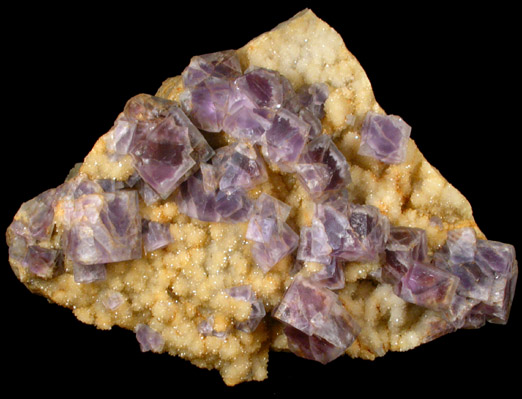 Fluorite on Quartz from Caravia-Berbes District, Asturias, Spain