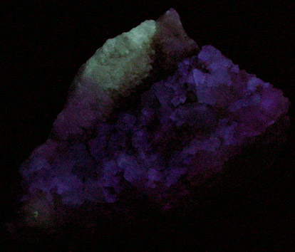 Fluorite on Quartz from Blanchard Mine, Hansonburg District, 8.5 km south of Bingham, Socorro County, New Mexico