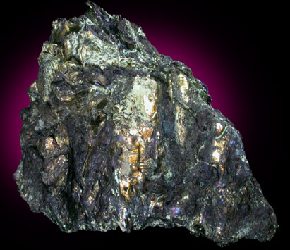 Covellite and Pyrite from Reynolds Tunnel, Summitville District, Rio Grande County, Colorado