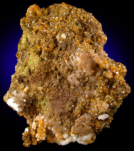 Wulfenite, Mimetite, Calcite from San Francisco Mine, Cerro Prieto, Cucurpe, Sonora, Mexico