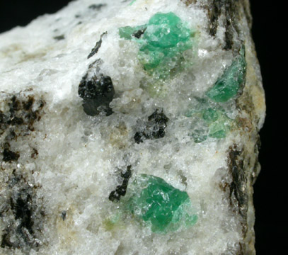 Beryl var. Emerald from Crabtree Emerald Mine, Spruce Pine District, Mitchell County, North Carolina
