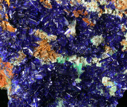 Azurite from El Cobre Mine, Concepcion del Oro, Zacatecas, Mexico