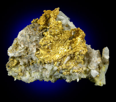 Gold in Quartz from Grass Valley, Nevada County, California