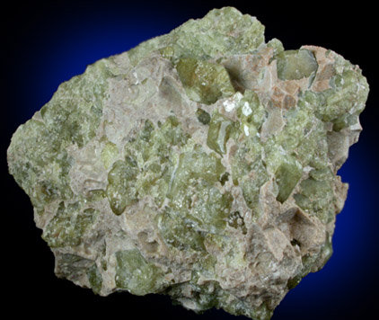 Vesuvianite from Crestmore Quarry, Riverside County, California