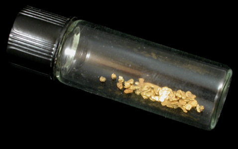 Gold from Clark Hill Mine, Calaveras County, California