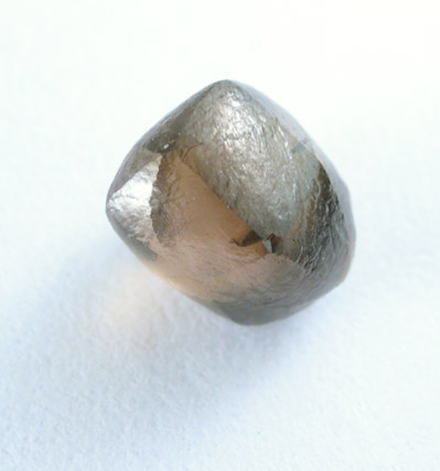 Diamond (0.88 carat hexoctahedral crystal) from Orapa Mine, south of the Makgadikgadi Pans, Botswana