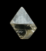 Diamond (0.45 carat octahedral crystal) from Mirny, Republic of Sakha (Yakutia), Siberia, Russia